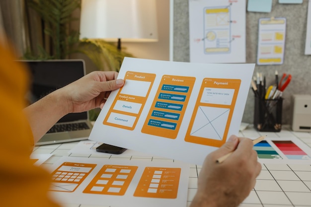 A web developer as a User Experience and User Interface Officer is designing beautiful and easytouse digital products that create a positive emotional and visual experience for users