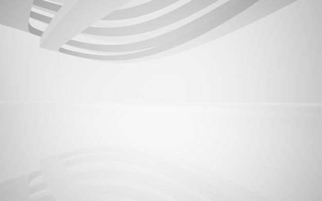 a white background with a curved line and a light gray background.