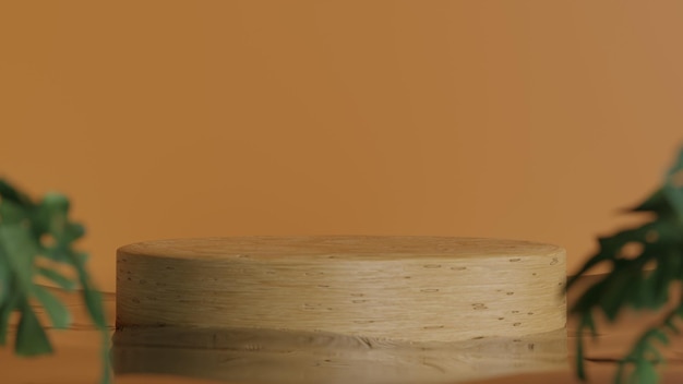 a wooden cake sitting on top of a table