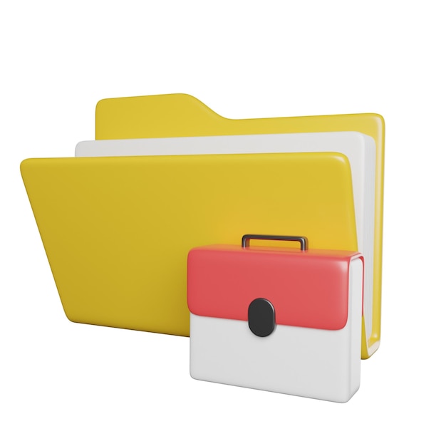 a yellow folder with a red and white tag that says quot the red folder quot