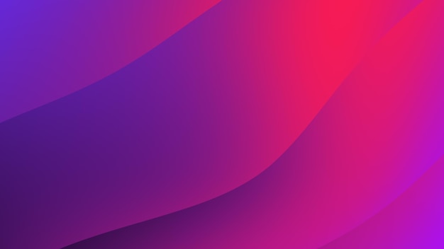 Abstract 3d blue and pink wave curve background illustration.