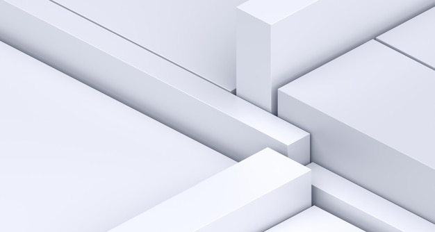 Abstract background 3d render modern geometric design