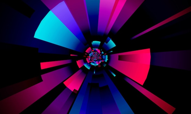 Abstract background with violet pink and blue gradient rectangles