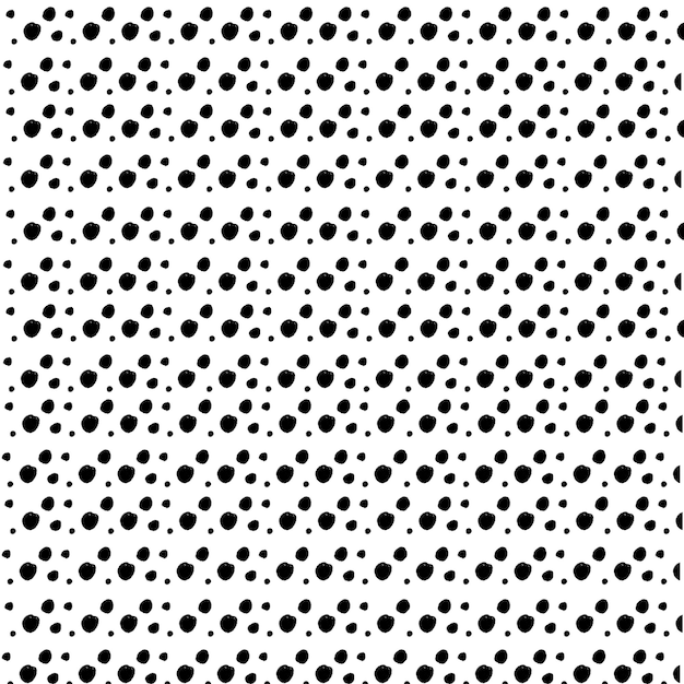 Abstract Black and White Dot Pattern