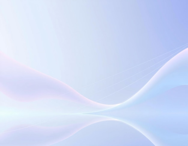 abstract blue and white gradient background with thin lines and soft curves
