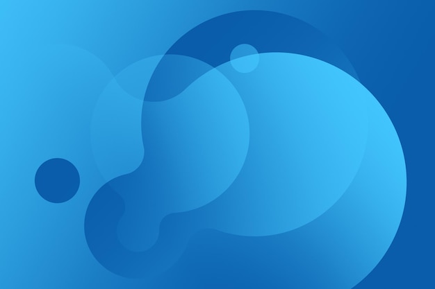 Abstract Blue Soft Fluid Backgrounds