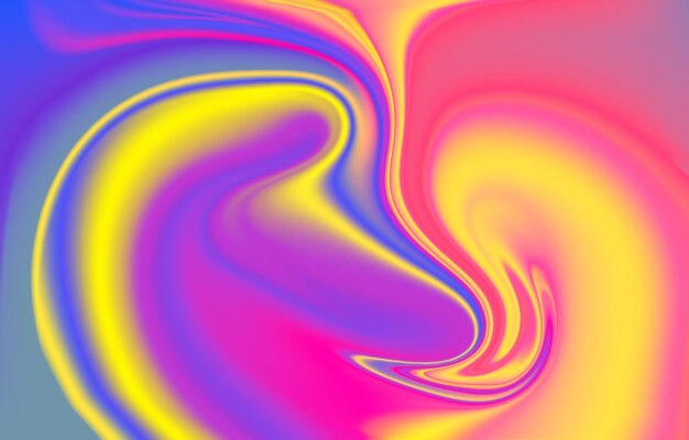 Abstract blurred gradient mesh background in bright rainbow colors Colorful smooth banner