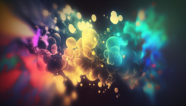 abstract bright color background generative ai