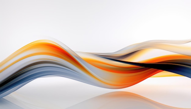 Abstract Business Design Background with Wavy Lines and Shapes