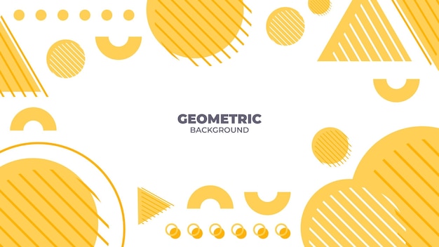 Abstract classic geometric yellow concept for background