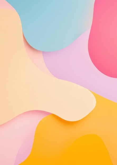 Abstract color gradient soft color transition organic geometry pattern background