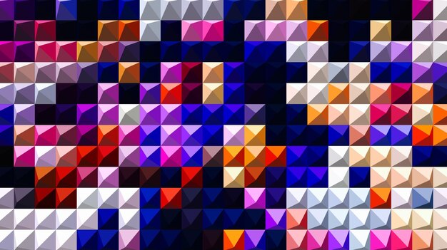 Abstract colorful geometric art