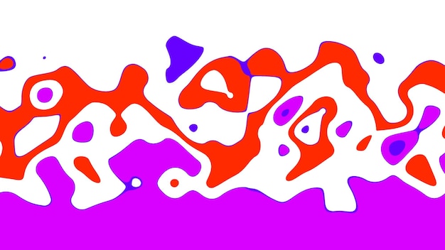 Abstract colorful paint splatter liquid white background
