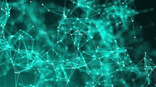 Abstract connection dots Technology background Network concept