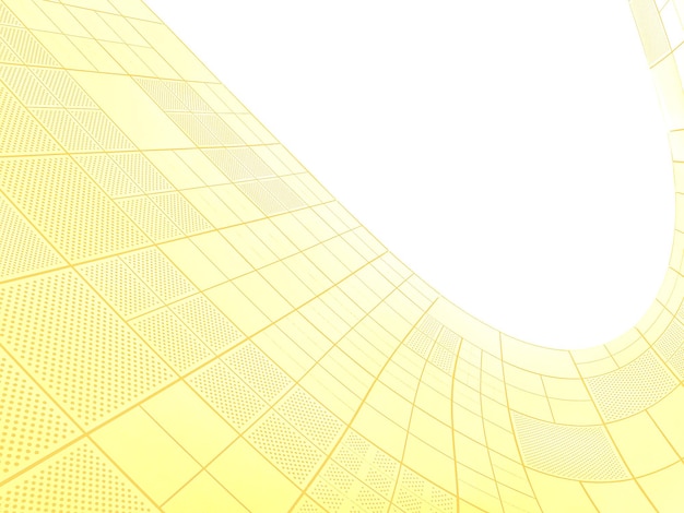 Abstract Curved Paper HD Background Design Calming Yellow Color
