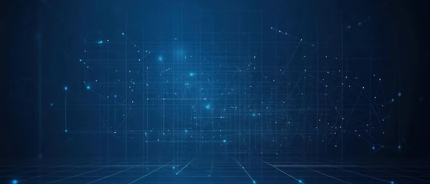 abstract digital network connection futuristic technology background