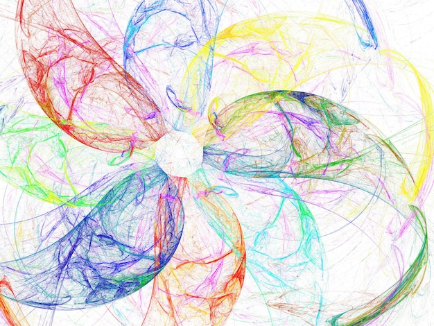 abstract fractal background 3d rendering