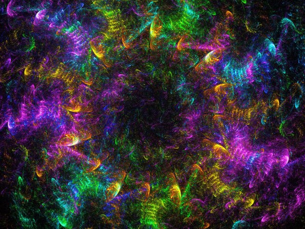abstract fractal background 3d rendering