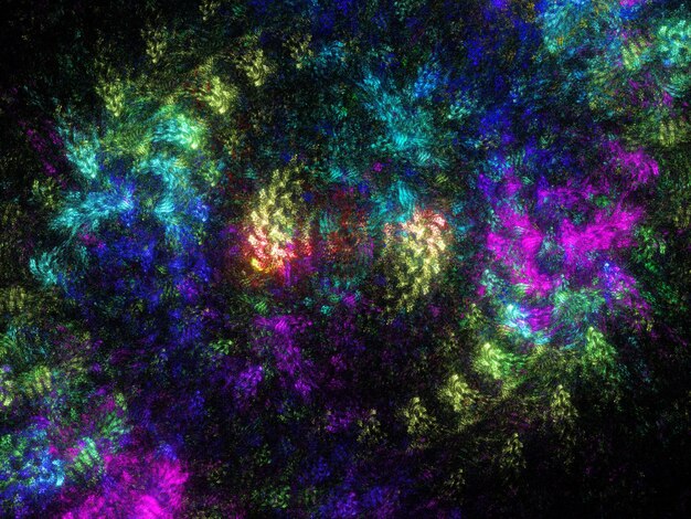 abstract fractal background 3d rendering