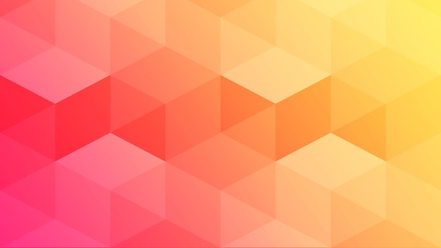 Abstract geometric gradient orange background