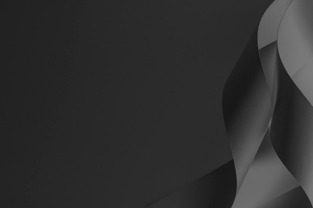 Abstract geometric shape monochrome black color paper background