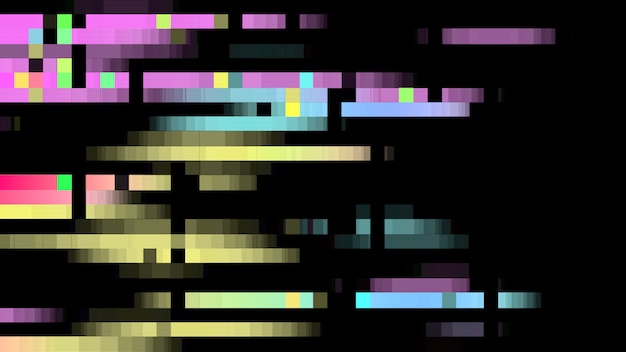 Abstract glitch pixel background.