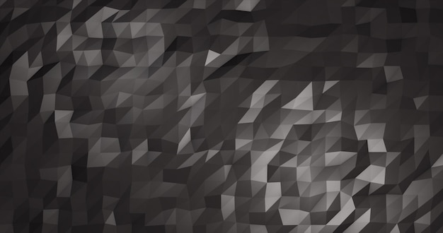 Abstract gray silver low poly triangular mesh background