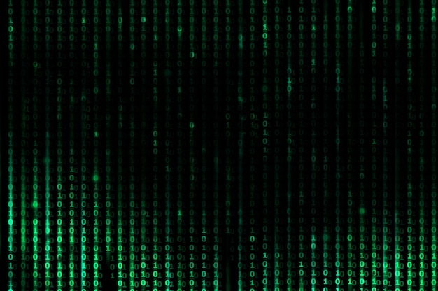 Abstract green matrix background