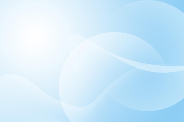 Abstract light blue background with shape freeform curved wavy and copy space