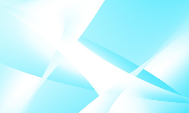 abstract light blue background with waves lines overlapping stripes and color gradients