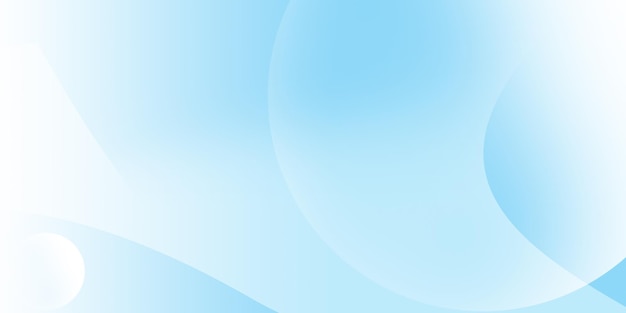 Abstract light blue background with wavy freeform curves and circles