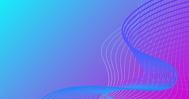 abstract modern rectangular banner background with space for text on left blue purple pink gradient