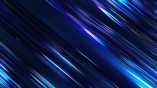 Abstract Neon City Streak