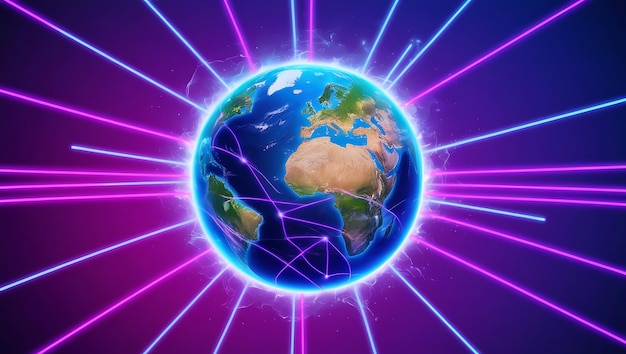 abstract network technology background with dots and lines on a white canvas representing ai systems digital connectivity and data flow in a clean modern and minimalist design