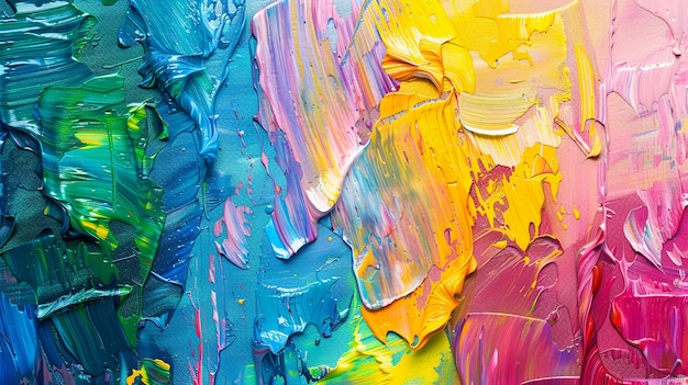 Abstract oil painting or abstract brush strokes background