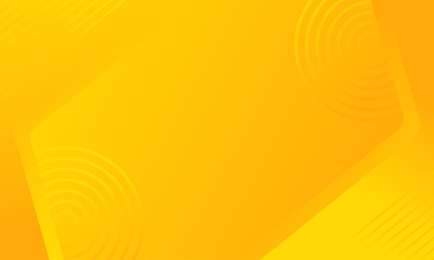 Abstract orange background with circles and line geometric