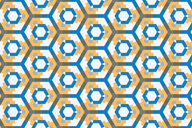 Abstract Plaid Seamless Pattern in Vibrant Colors