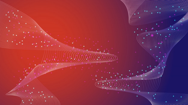 Abstract structure for science or medical background genetic engineering and gene manipulation. Innovation technology concept network scientific research.