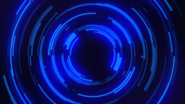 Abstract Technology circle background Abstract Gradient Luminous Glowing Circles background