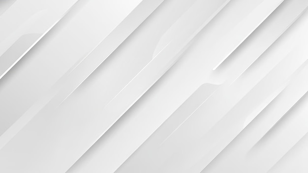 Abstract white geometric lines with subtle shadows