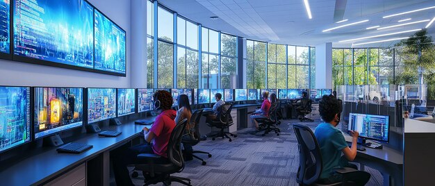 advanced coding lab with custombuilt technology
