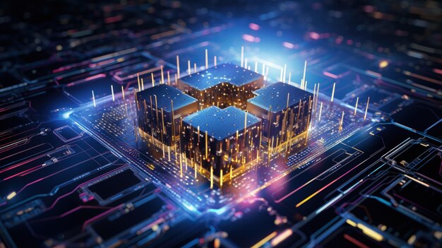 Advanced quantum computing revolutionizing data processing and encryption