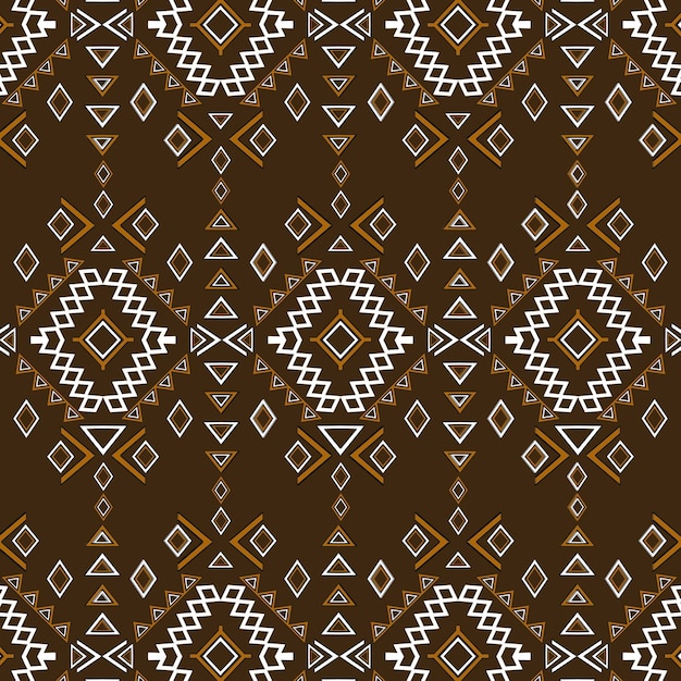 african ethnic fabric pattern in rich brown tones offers a detailed study of traditional african