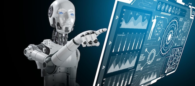 AI robot technology for working in the future world