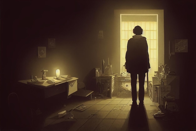 alone in the dark concept art background image