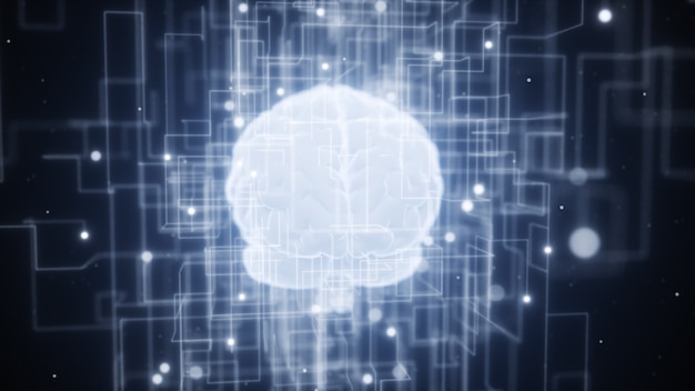 An expanding network around the digital brain of artificial intelligence