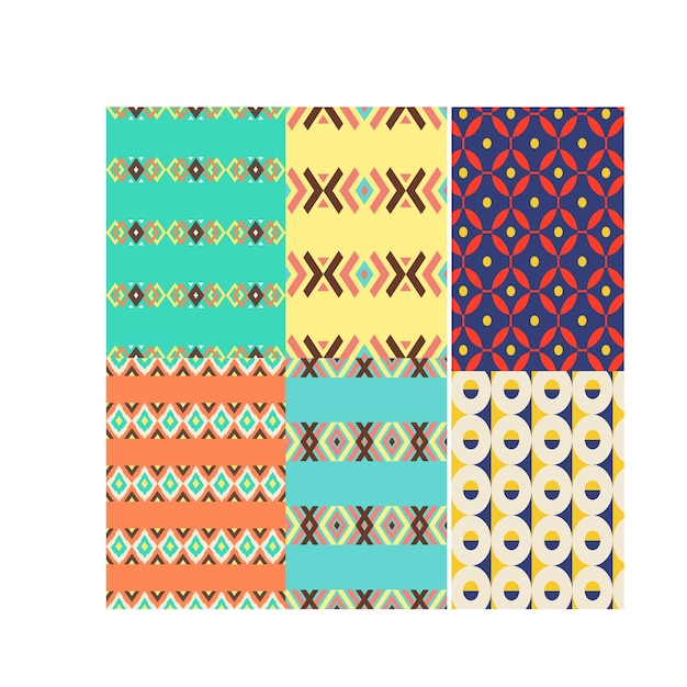 Arabic seamless ornamental vector patterns Islam architecture endless decoration