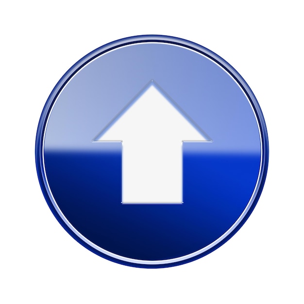 Arrow up icon glossy icon