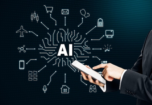 Artificial intelligence and future concept