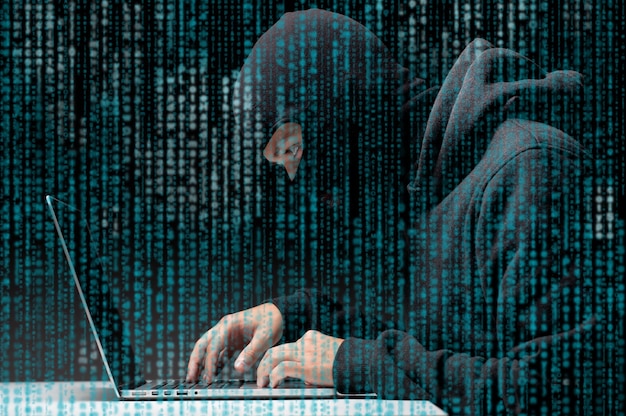 attacker picks code to computer
